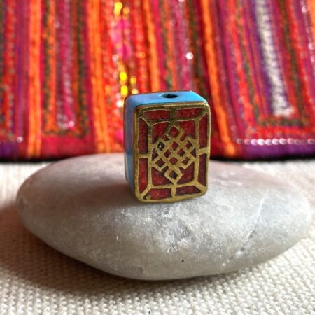 Perle Nœud infini-Artisanat Népal Tibet