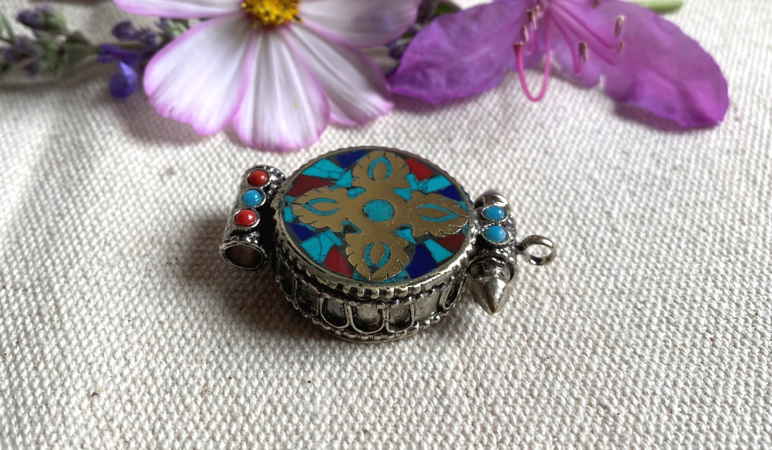 Pendentif Ethnique Boite-Double Dorje – Image 5