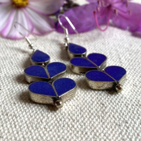 Alternative view of Boucles d'oreilles Lapis Lazuli Ethniques