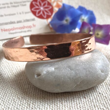 Bracelet manchette large Cuivre