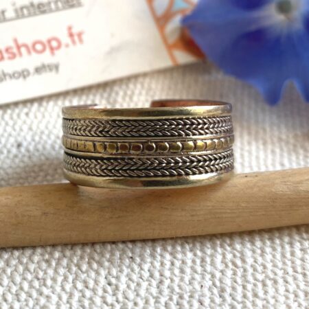 Bague Anneau ethnique-Bijoux Homme ou Femme