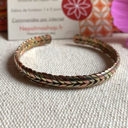 Alternative view of Bracelet manchette Cuivre-Bijoux Homme ou Femme