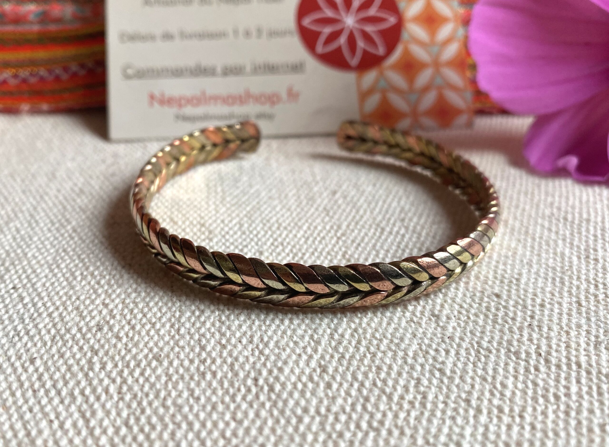 Bracelet manchette Cuivre-Bijoux Homme ou Femme – Image 2