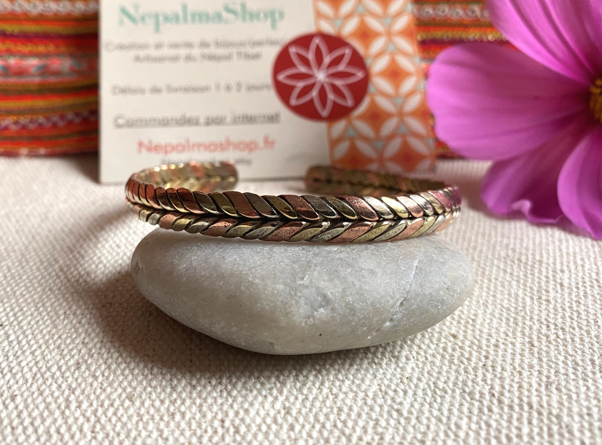 Bracelet manchette Cuivre-Bijoux Homme ou Femme – Image 3