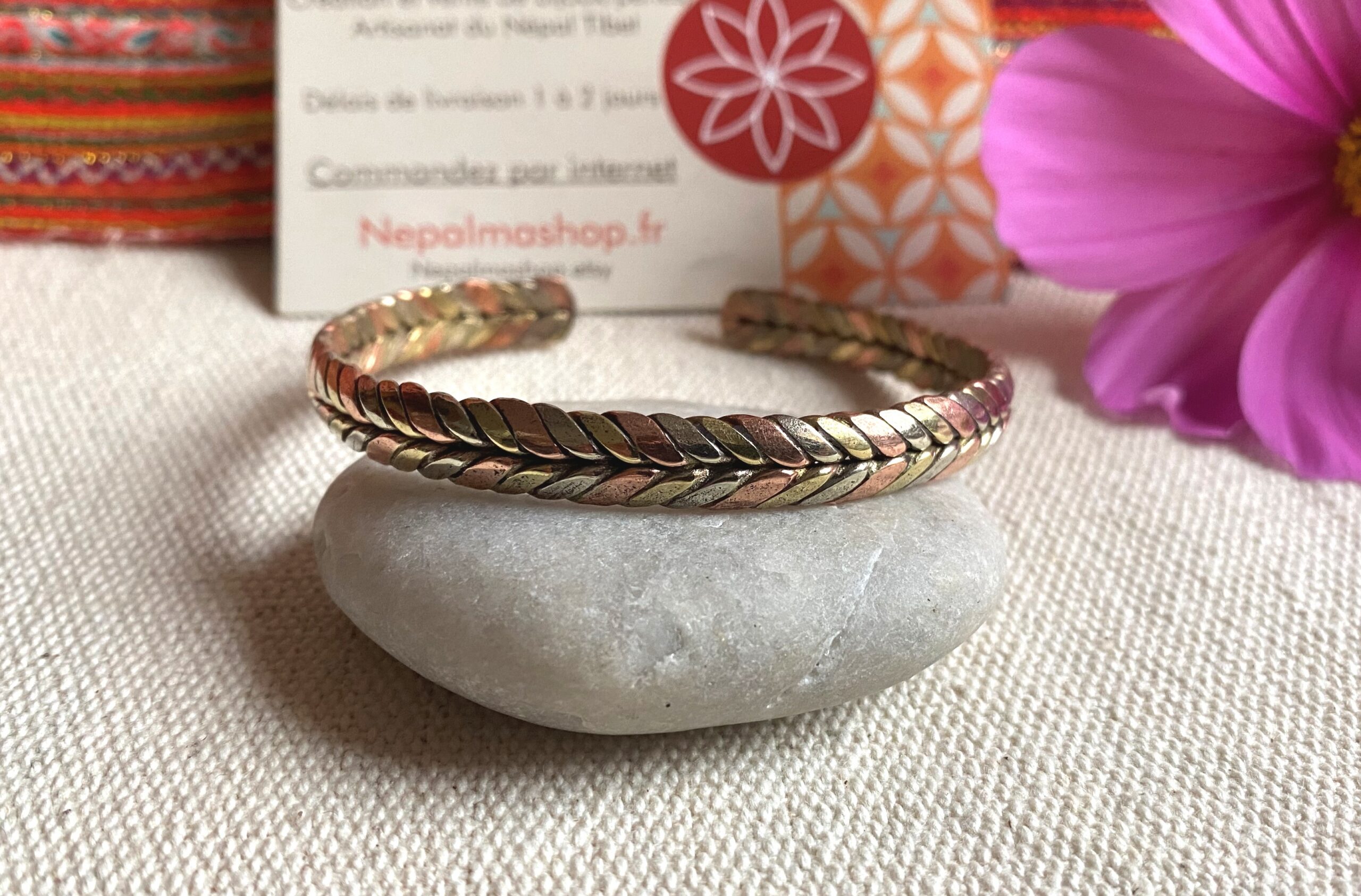 Bracelet manchette Cuivre-Bijoux Homme ou Femme – Image 5